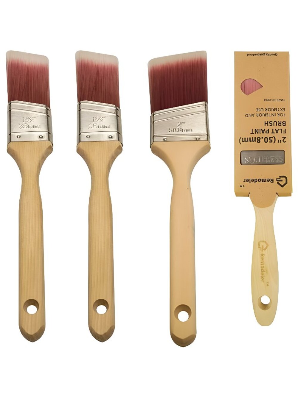 Paint Brushes -4 Pack，Small Paint Brush，Brushes for Painting for Wall